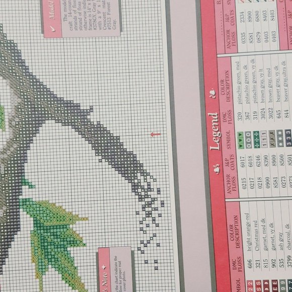 Flying Colors Bluebirds Cardinal Cross Stitch Book - Picture 6 of 8